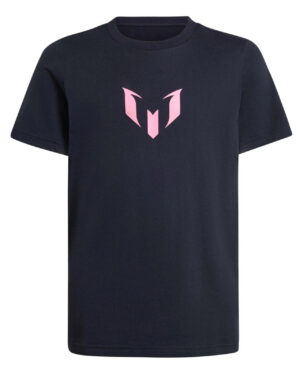 POLERA ADIDAS NEGRA MESSI ALGODON TALLA 11 A 12 AÑOS POLERA ADIDAS NEGRA MESSI ALGODON