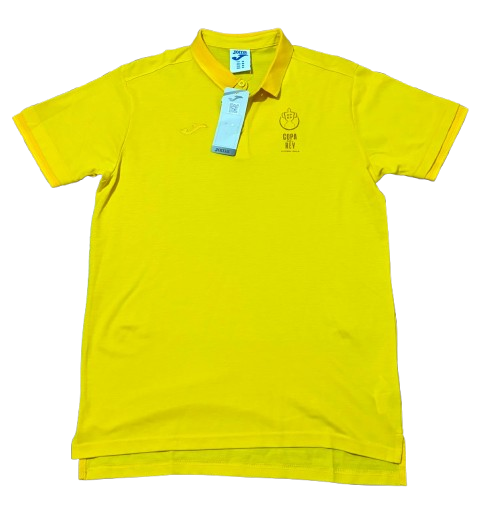 POLERA AMARILLA PIQUE COPA DEL REY TALLA M POLERA AMARILLA PIQUE COPA DEL REY TALLA M