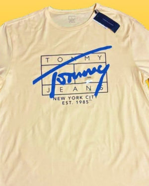 POLERA BEIGE TOMMY HILFIGER HOMBRE TALLA XL