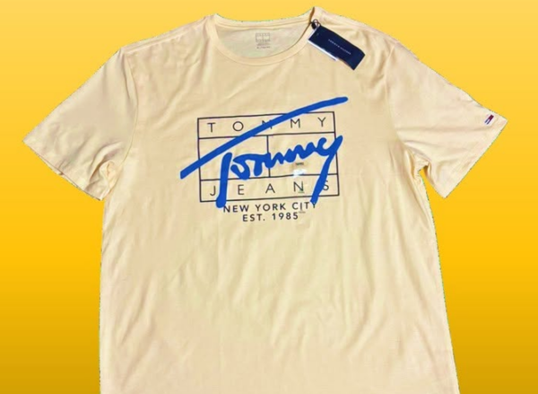 POLERA BEIGE TOMMY HILFIGER HOMBRE TALLA XL