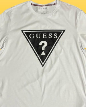 POLERA GUESS BLANCA HOMBRE TALLA L POLERA GUESS BLANCA HOMBRE TALLA L