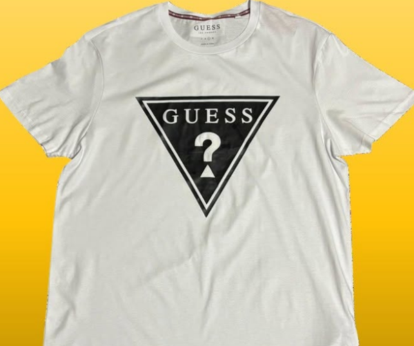 POLERA GUESS BLANCA HOMBRE TALLA L