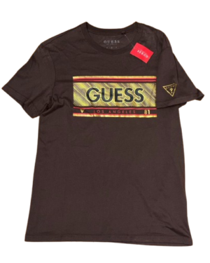 POLERA HOMBRE GUESS CAFÉ TALLA M POLERA HOMBRE GUESS CAFÉ TALLA M