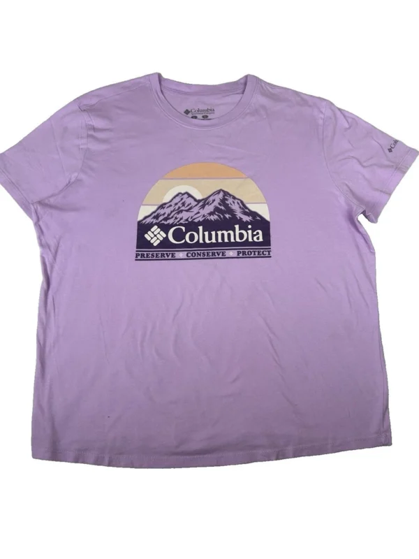 POLERA MORADA COLUMBIA MUJER TALLA L