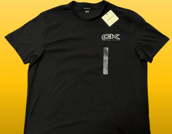 POLERA NEGRA CALVIN KLEIN HOMBRE TALLA XXL