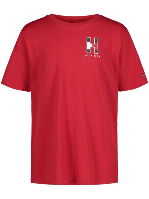POLERA TOMMY HILFIGER ROJA HOMBRE TALLA L POLERA TOMMY HILFIGER ROJA HOMBRE TALLA L