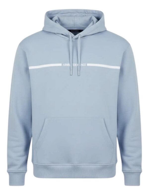 POLERON ARMANI EXCHANGE CELESTE CANGURO HOMBRE TALLA L POLERON ARMANI EXCHANGE CELESTE CANGURO HOMBRE TALLA L