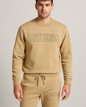 POLERON BEIGE GUESS HOMBRE TALLA M POLERON BEIGE GUESS HOMBRE TALLA M