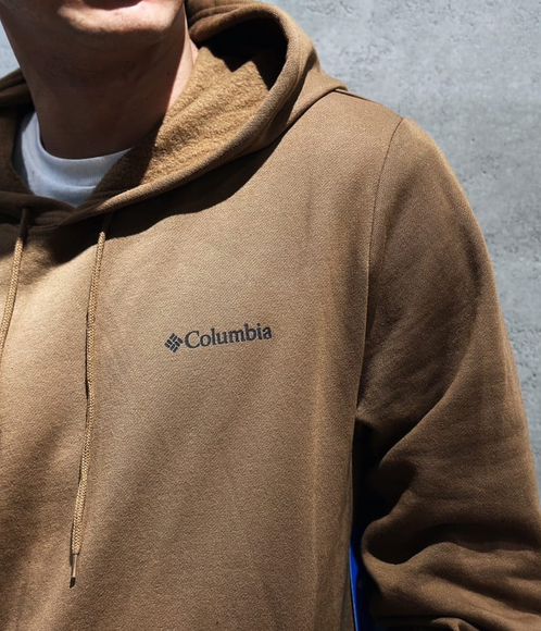 POLERON CAFE CANGURO COLUMBIA HOMBRE TALLA M