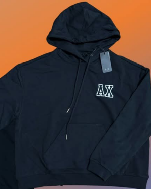 POLERON NEGRO CANGURO ARMANI EXCHANGE MUJER