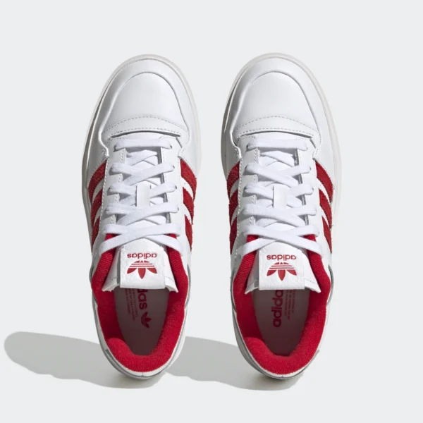 ZAPATILLAS ADIDAS FORUM BONEGA BLANCAS CON ROJO TALLA 39 ZAPATILLAS ADIDAS FORUM BONEGA BLANCAS CON ROJO MUJER