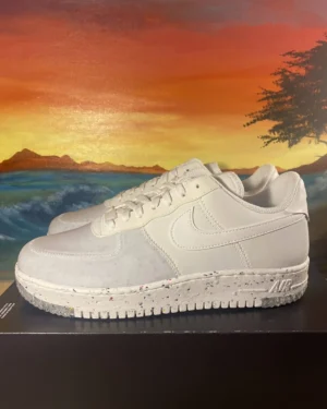 ZAPATILLAS NIKE AIR FORCE I CRATER TALLA 38 ZAPATILLAS BEIGE NIKE AIR FORCE I CRATER UNISEX