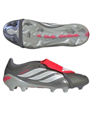ADIDAS PREDATOR GRISES SEMIPRO ZAPATOS DE FUTBOL GRISES ADIDAS PREDATOR SEMIPRO CON LENGUA