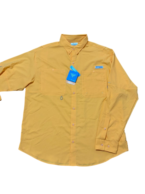 CAMISA MANGA LARGA COLUMBIA NARANJA HOMBRE CAMISA MANGA LARGA COLUMBIA NARANJA HOMBRE