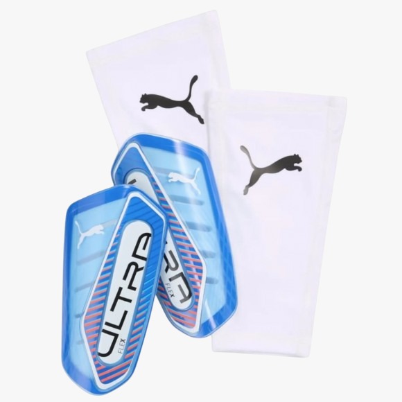 CANILLERAS PUMA ULTRA FLEX CELESTE CON AZUL CANILLERAS PUMA ULTRA FLEX CELESTE CON AZUL