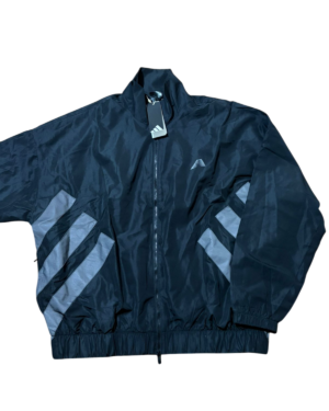 CORTAVIENTO VINTAGE ADIDAS NEGRO CON GRIS UNISEX CORTAVIENTO VINTAGE ADIDAS NEGRO CON GRIS UNISEX