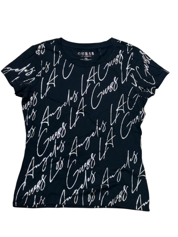 POLERA GUESS NEGRA MUJER POLERA GUESS NEGRA MUJER
