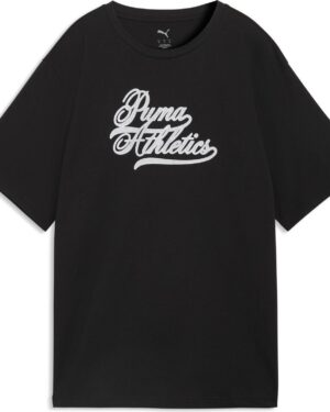 POLERA NEGRA PUMA GRAPHICS RELAXED TEE GOOD MUJER POLERA NEGRA PUMA GRAPHICS RELAXED TEE GOOD MUJER
