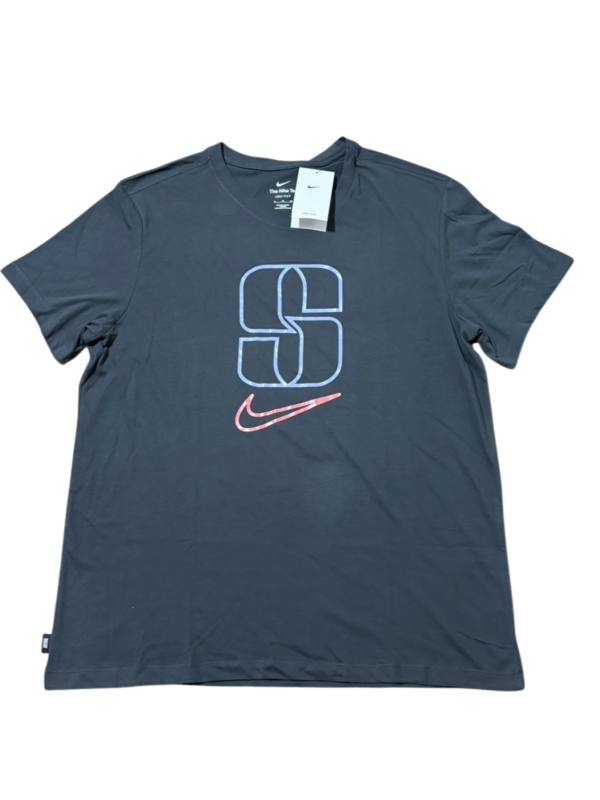 POLERA NIKE DRI-FIT BASQUETBOL GRIS HOMBRE POLERA NIKE DRI-FIT BASQUETBOL GRIS HOMBRE