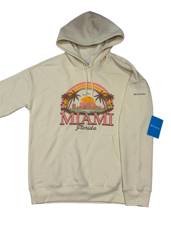 POLERON COLUMBIA MUJER TALLA S-L POLERON MIAMI CANGURO COLUMBIA MUJER
