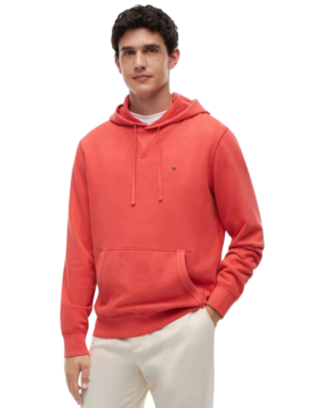 POLERON CON CAPUCHA TOMMY HILFIGER ROJO HOMBRE POLERON CON CAPUCHA TOMMY HILFIGER ROJO HOMBRE
