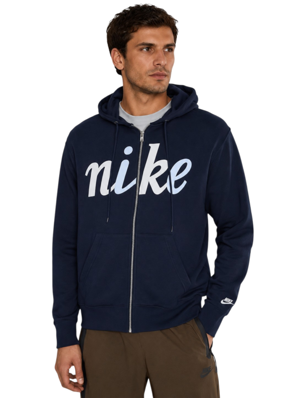POLERON NIKE HOMBRE TALLA XL-XXL POLERON AZUL CON CIERRE NIKE HOMBRE