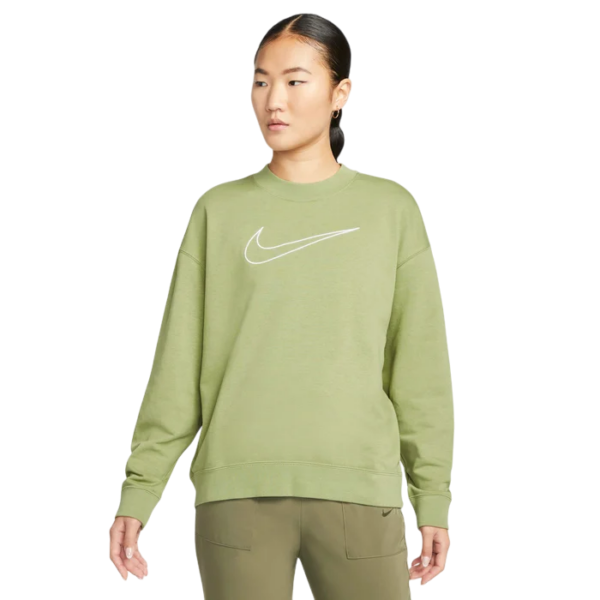 POLERON NIKE TRAINING ESSENTIAL DRI-FIT VERDE MUJER POLERON NIKE TRAINING ESSENTIAL DRI-FIT VERDE MUJER