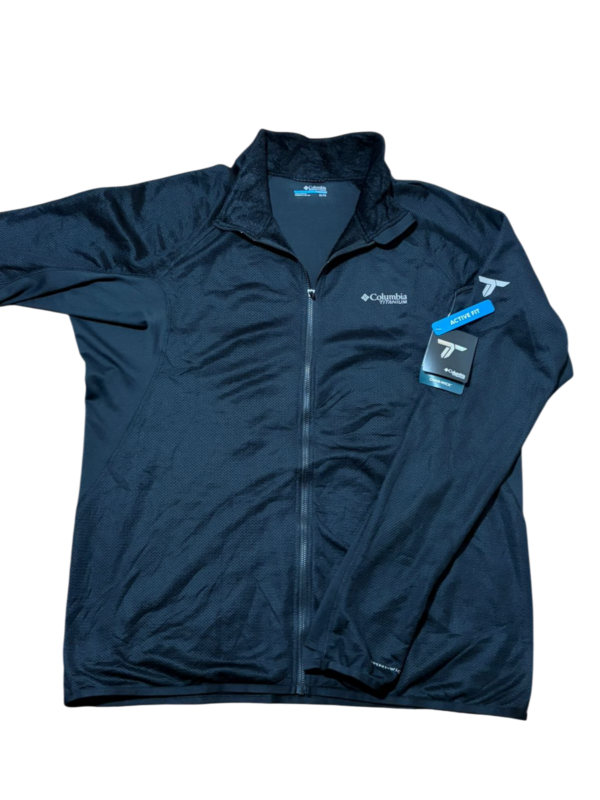 POLERON RUNNING COLUMBIA TITANIUM NEGRO HOMBRE POLERON RUNNING COLUMBIA TITANIUM NEGRO HOMBRE