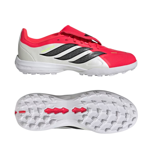 ZAPATILLAS FUTBOLITO ADIDAS PREDATOR BLANCO ROJO ZAPATILLAS FUTBOLITO ADIDAS PREDATOR NIÑOS Y MUJER