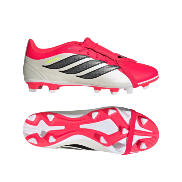ZAPATOS ADIDAS PREDATOR BLANCO CON ROJO TALLA 37.5-42-43-44 ZAPATOS ADIDAS PREDATOR BLANCO CON ROJO