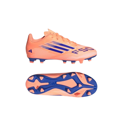 ZAPATOS DE FUTBOL ADIDAS F50 NIÑXS TALLA 34.5-35.5 ZAPATOS DE FUTBOL ADIDAS F50 CLUB FG-MG J NARANJOS NIÑOS Y MUJER