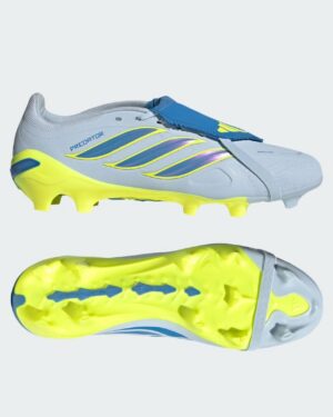 ZAPATOS DE FUTBOL ADIDAS PREDATOR SEMIPRO TALLA 44.5 ZAPATOS DE FUTBOL CELESTE CON AMARILLO ADIDAS PREDATOR SEMIPRO
