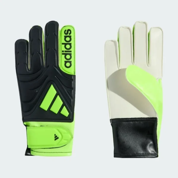 GUANTES DE ARQUERO ADIDAS COPPA CLUB NEGROS CON VERDE NIÑOS-2 GUANTES DE ARQUERO ADIDAS COPPA CLUB NEGROS CON VERDE NIÑOS