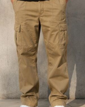 PANTALON GAP ESSENTIAL STRAIGHT CARGO CAFÉS HOMBRE