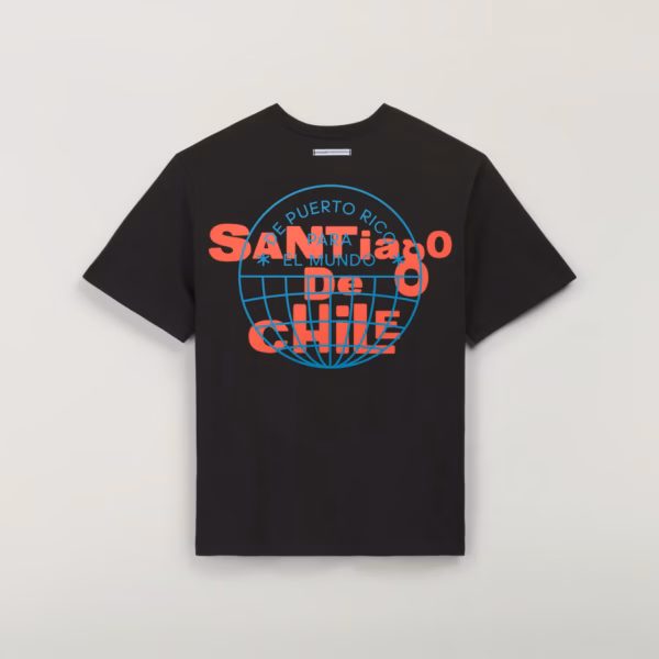 POLERA ADIDAS ORIGINALS BAD BUNNY SANTIAGO DE CHILE NEGRA UNISEX POLERA ADIDAS ORIGINALS BAD BUNNY SANTIAGO DE CHILE NEGRA UNISEX