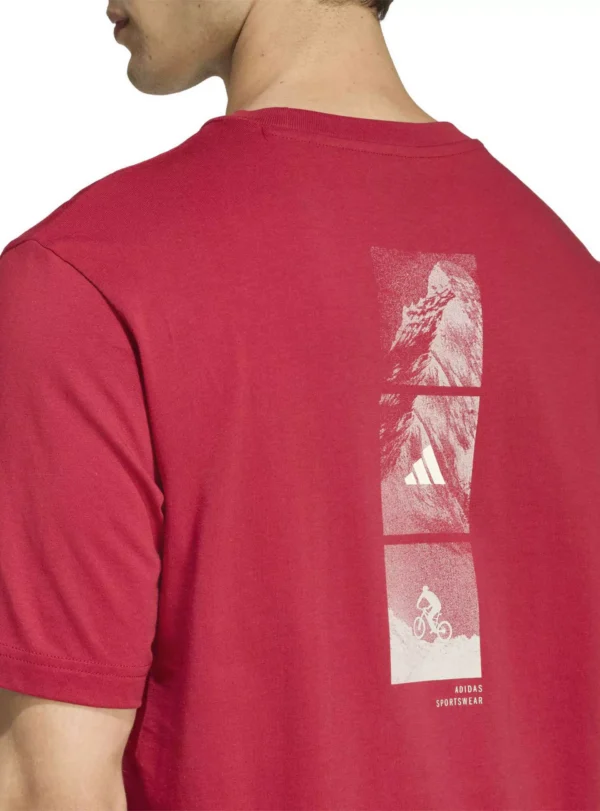 POLERA ADIDAS OUTDOOR MOUNTAIN BIKING ROJA HOMBRE-2 POLERA ADIDAS OUTDOOR MOUNTAIN BIKING ROJA HOMBRE