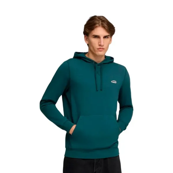 POLERON CON CAPUCHA PUMA WARDROBE ESSENTIALS SUEDE VERDE HOMBRE-2 POLERON CON CAPUCHA PUMA WARDROBE ESSENTIALS SUEDE VERDE HOMBRE