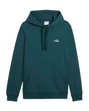 POLERON CON CAPUCHA PUMA WARDROBE ESSENTIALS SUEDE VERDE HOMBRE POLERON CON CAPUCHA PUMA WARDROBE ESSENTIALS SUEDE VERDE HOMBRE