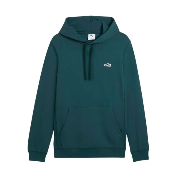 POLERON CON CAPUCHA PUMA WARDROBE ESSENTIALS SUEDE VERDE HOMBRE POLERON CON CAPUCHA PUMA WARDROBE ESSENTIALS SUEDE VERDE HOMBRE